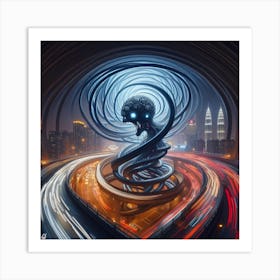 whirlwind of the mind Art Print