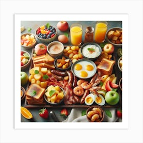 Breakfast Tray Art Print