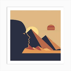 Egyptian Sunset Art Print