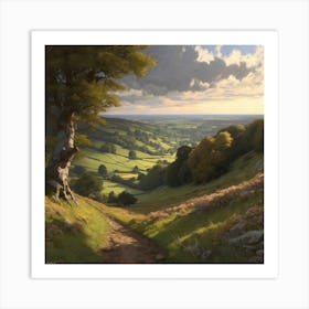 Landscape Painting 15 Art Print