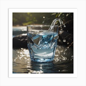 Glass Of Water Art Print