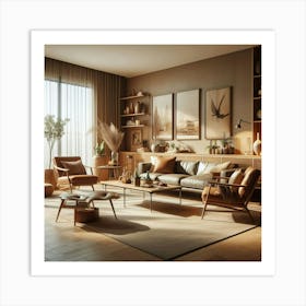 Modern Living Room 14 Art Print