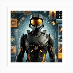 Halo 6 9 Art Print