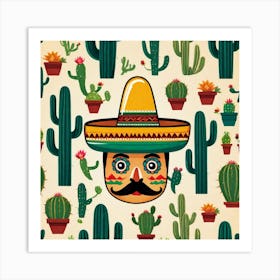 Mexican Cactus 59 Art Print