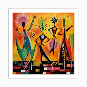 Dancers 2 Art Print