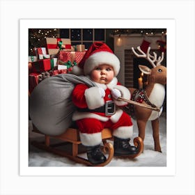 Santa Claus Art Print