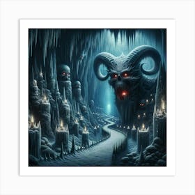 Frozen Nightmares 4 Art Print