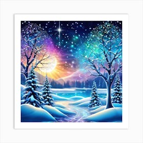 Winter Landscape 1 Art Print