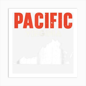 Pacific Washington Usa State America Travel Washingtonian Art Print