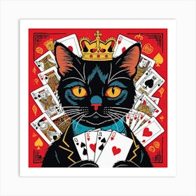 King Of Cards Art Print