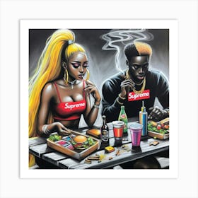 Supreme Couple 12 Art Print