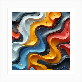 Abstract Abstract Painting 10 Art Print