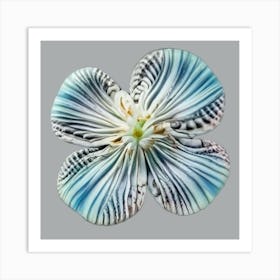 Mermaid Flower Wall Decor Art Print