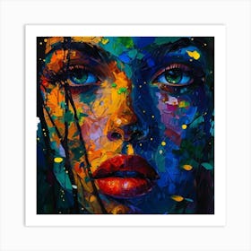 Portrait Of A Woman Art Print