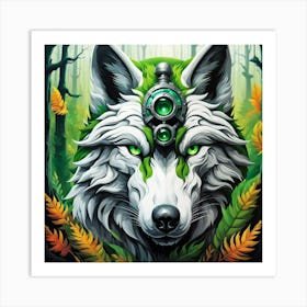 spirit wolf Art Print