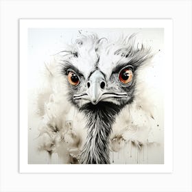 Ostrich 3 Art Print