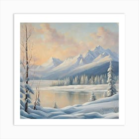 Winter Landscape 7 Art Print