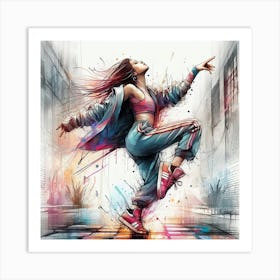 Street Dancer Art Print