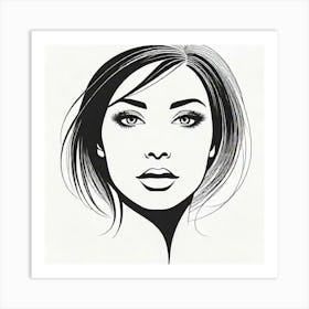 Portrait Of A Woman 3 Art Print