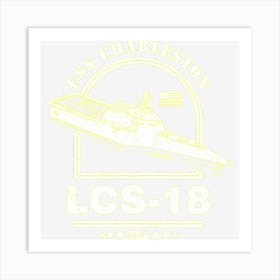 Uss Charleston Lcs 18 Art Print