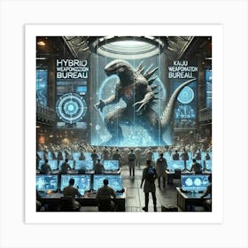 Kaiju Hybrid Directorate Iron Commonwealth Art Print