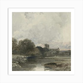 View Of A River 2 Art Print