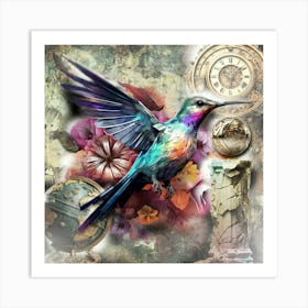 Bird Narure Illustration Art 02 Art Print