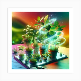 Potted Plants Art Print