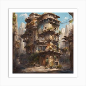 Urban Cityscape Art Print