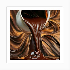 Chocolate Pouring 8 Art Print