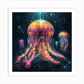 Jellyfish 30 Art Print