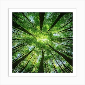 Tree In The Forest Art Print