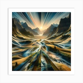 Abstract Landscape 2 Art Print