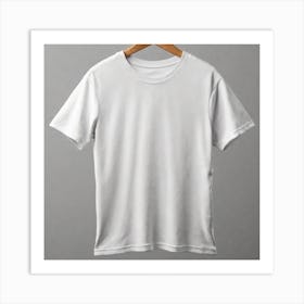 White T - Shirt 14 Art Print