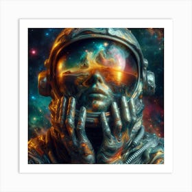 Space Woman 1 Art Print