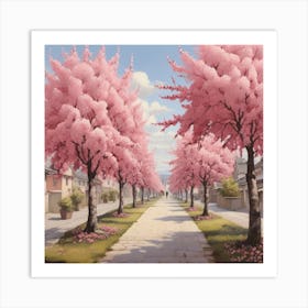 Cherry Blossoms 1 Art Print