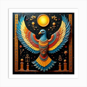 Egyptian Phoenix 3 Art Print