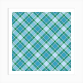 Plaid Fabric 2 Art Print