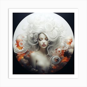 Sultry Echoes in Enigma Art Print