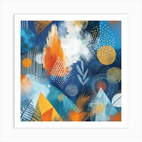 Abstract Painting 41 Art Print