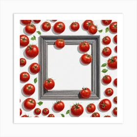 Frame With Tomatoes 5 Art Print