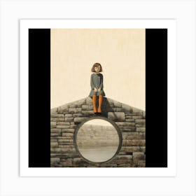 Girl In A Hat Art Print