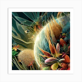 Flowerpower Art Print