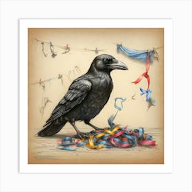 Crow! 11 Art Print