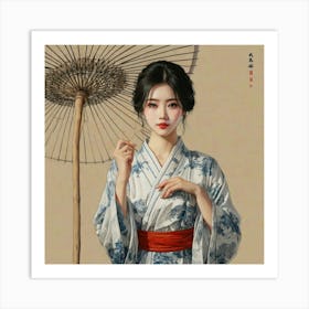 Chinese Woman 3 Art Print