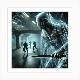 Sci Fi Shadow Operative Cloaking Device 1024x1024 Art Print