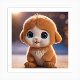 Cute Puppy Art Print