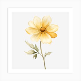 Yellow Flower 1 Art Print