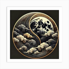 Yin Yang 91 Art Print