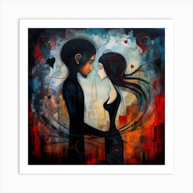 Lovers By Csaba Fikker 103 Art Print